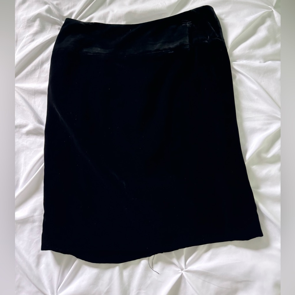 International concepts velvet pencil skirt
